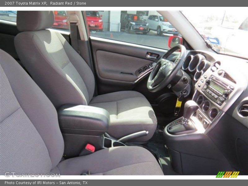 Radiant Red / Stone 2007 Toyota Matrix XR
