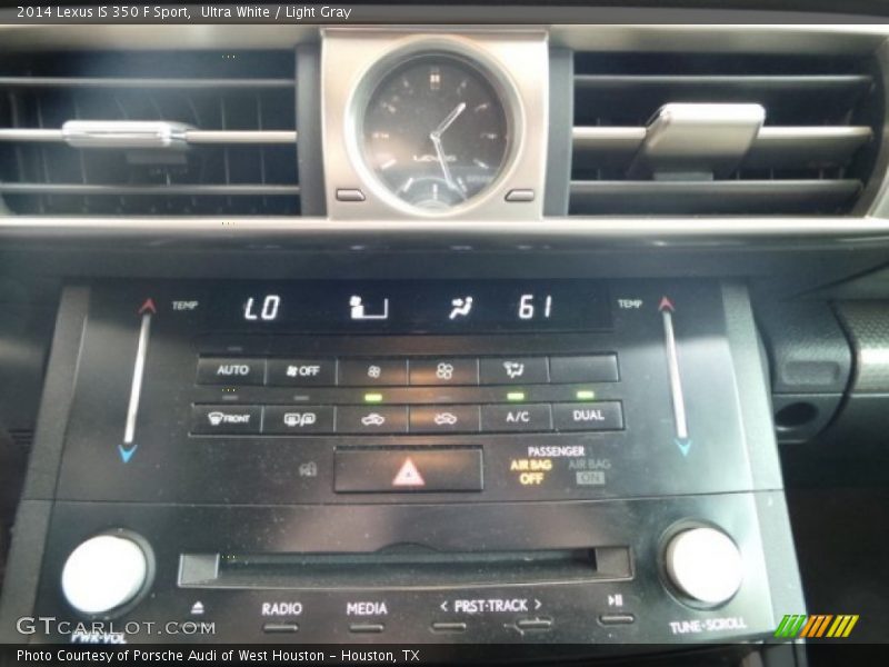 Ultra White / Light Gray 2014 Lexus IS 350 F Sport