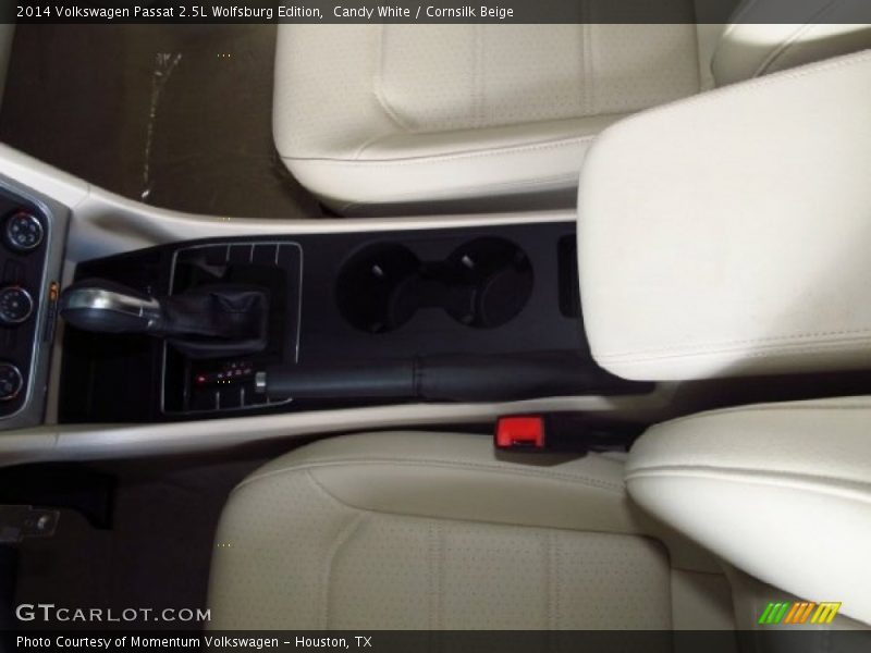 Candy White / Cornsilk Beige 2014 Volkswagen Passat 2.5L Wolfsburg Edition