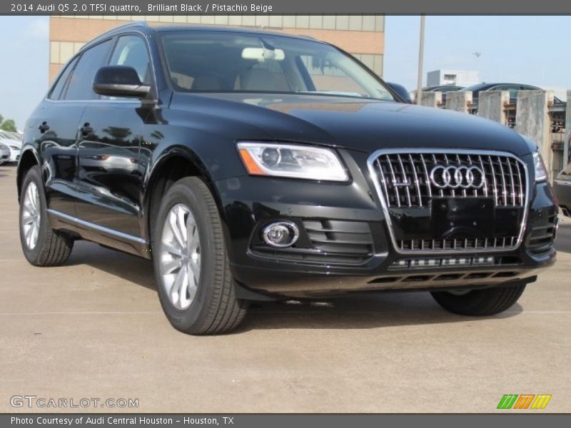 Brilliant Black / Pistachio Beige 2014 Audi Q5 2.0 TFSI quattro