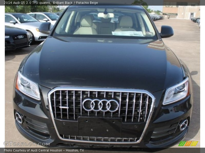 Brilliant Black / Pistachio Beige 2014 Audi Q5 2.0 TFSI quattro