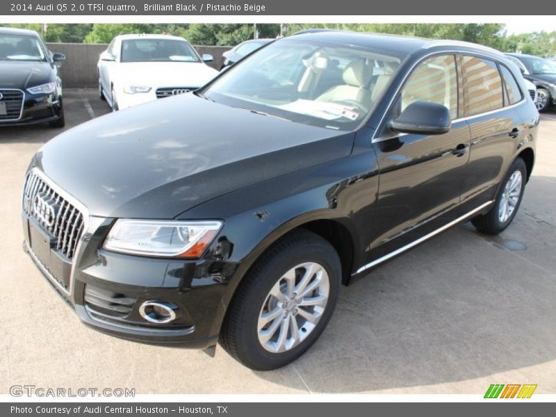 Brilliant Black / Pistachio Beige 2014 Audi Q5 2.0 TFSI quattro