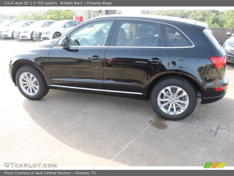 Brilliant Black / Pistachio Beige 2014 Audi Q5 2.0 TFSI quattro