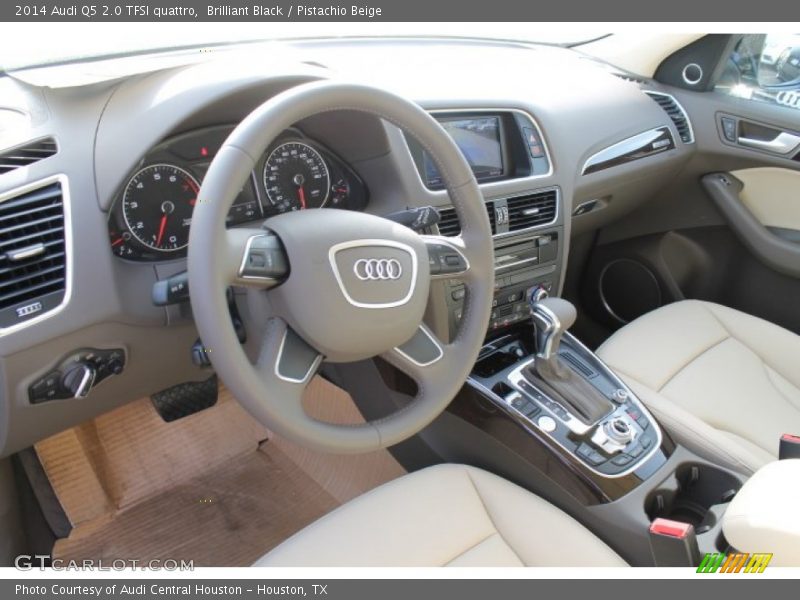 Brilliant Black / Pistachio Beige 2014 Audi Q5 2.0 TFSI quattro