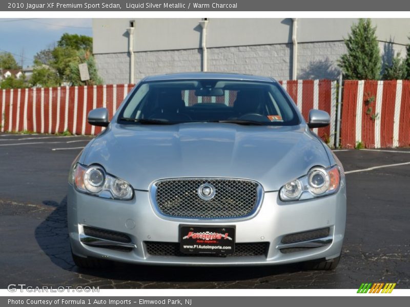 Liquid Silver Metallic / Warm Charcoal 2010 Jaguar XF Premium Sport Sedan