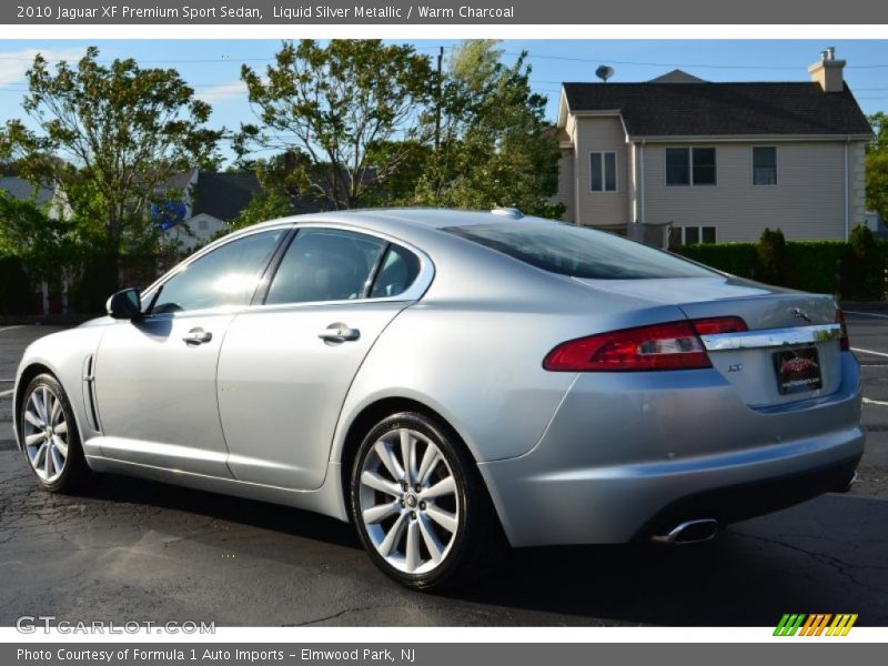 Liquid Silver Metallic / Warm Charcoal 2010 Jaguar XF Premium Sport Sedan