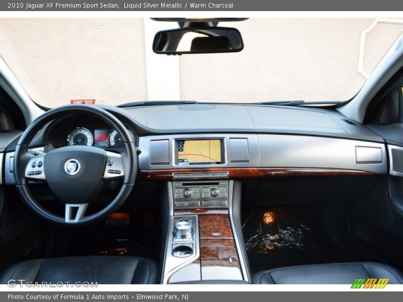 Liquid Silver Metallic / Warm Charcoal 2010 Jaguar XF Premium Sport Sedan