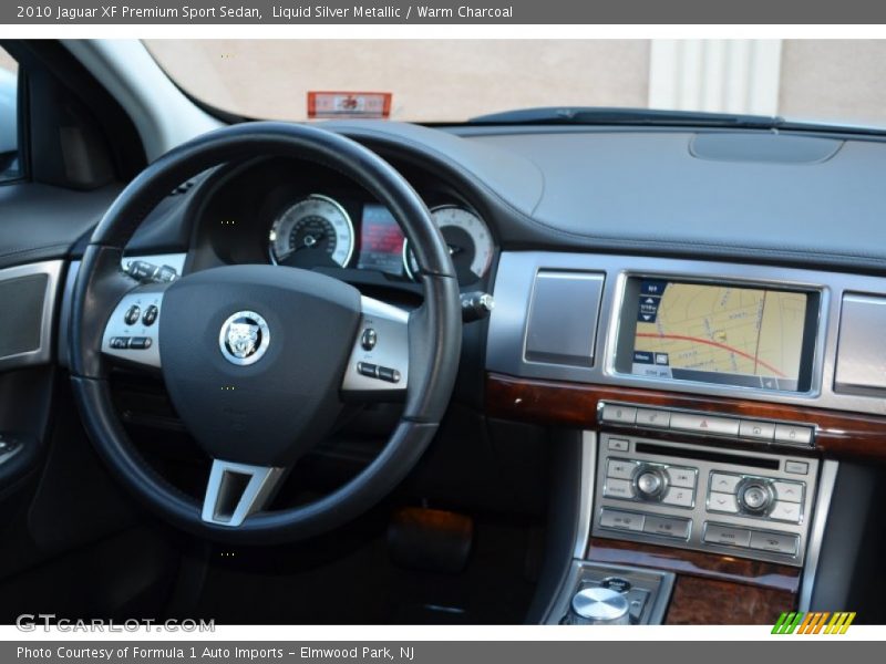 Liquid Silver Metallic / Warm Charcoal 2010 Jaguar XF Premium Sport Sedan