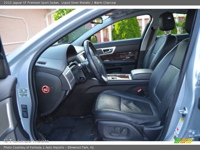Liquid Silver Metallic / Warm Charcoal 2010 Jaguar XF Premium Sport Sedan