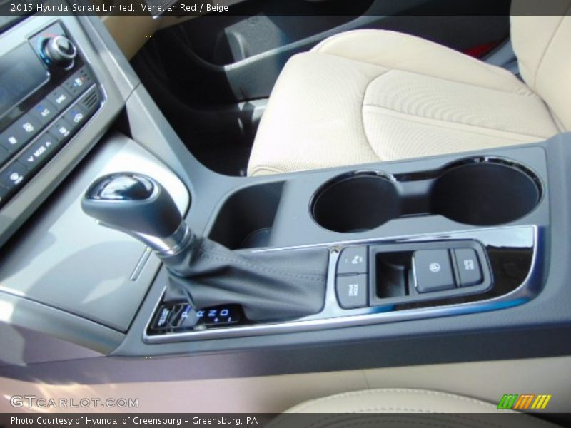 Venetian Red / Beige 2015 Hyundai Sonata Limited