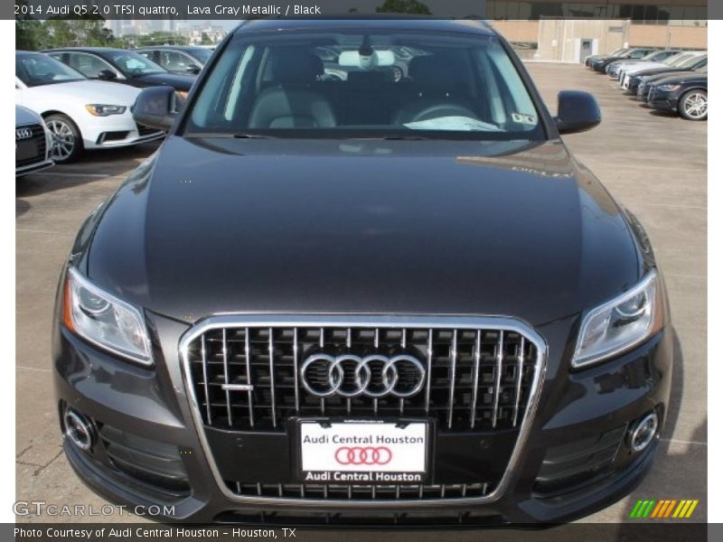 Lava Gray Metallic / Black 2014 Audi Q5 2.0 TFSI quattro