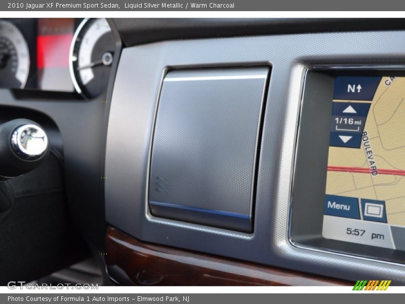 Liquid Silver Metallic / Warm Charcoal 2010 Jaguar XF Premium Sport Sedan