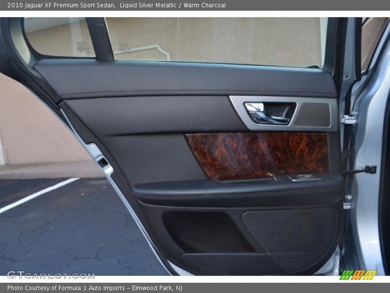Liquid Silver Metallic / Warm Charcoal 2010 Jaguar XF Premium Sport Sedan