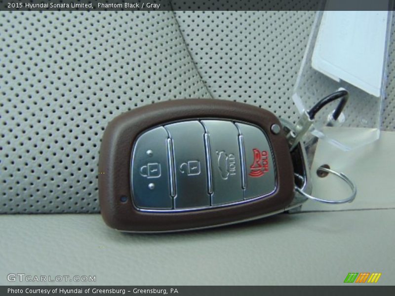 Phantom Black / Gray 2015 Hyundai Sonata Limited