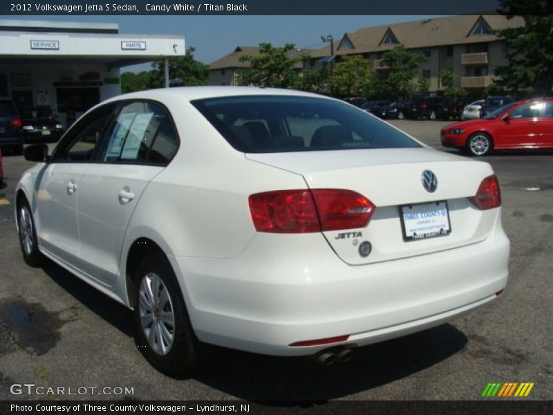 Candy White / Titan Black 2012 Volkswagen Jetta S Sedan