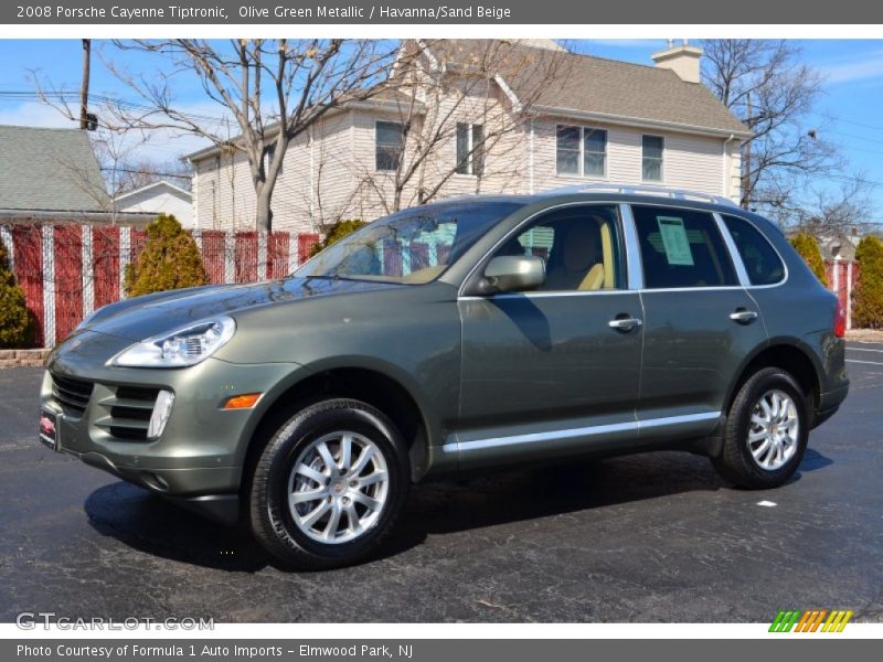 Olive Green Metallic / Havanna/Sand Beige 2008 Porsche Cayenne Tiptronic