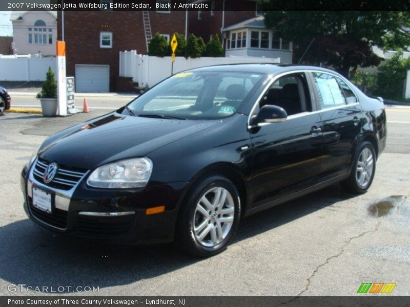 Black / Anthracite 2007 Volkswagen Jetta Wolfsburg Edition Sedan