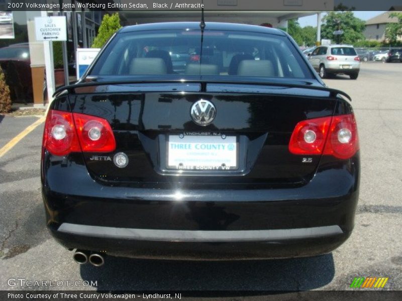 Black / Anthracite 2007 Volkswagen Jetta Wolfsburg Edition Sedan