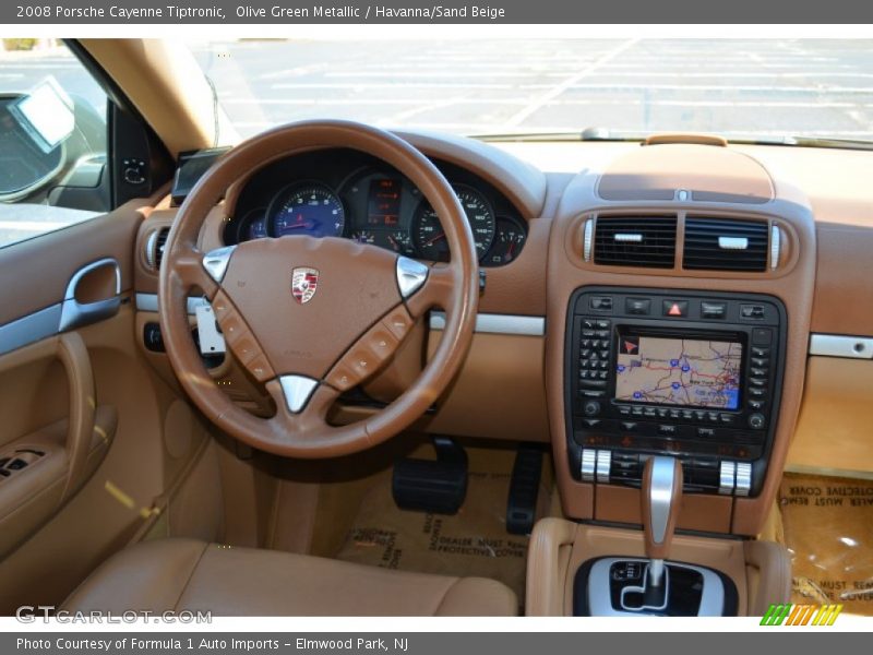 Olive Green Metallic / Havanna/Sand Beige 2008 Porsche Cayenne Tiptronic