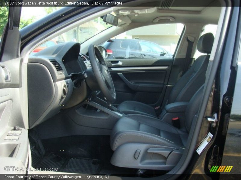  2007 Jetta Wolfsburg Edition Sedan Anthracite Interior