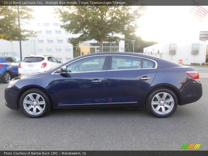 Midnight Blue Metallic / Dark Titanium/Light Titanium 2010 Buick LaCrosse CXL