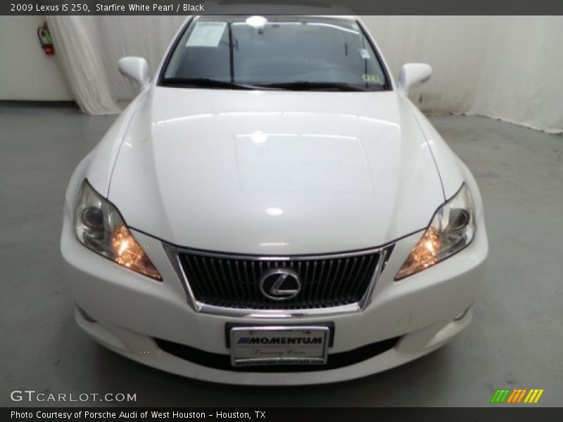 Starfire White Pearl / Black 2009 Lexus IS 250