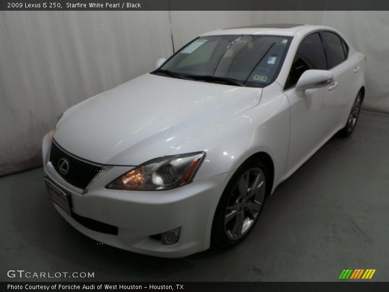 Starfire White Pearl / Black 2009 Lexus IS 250