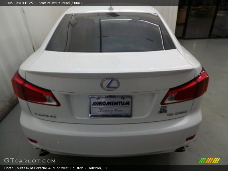 Starfire White Pearl / Black 2009 Lexus IS 250