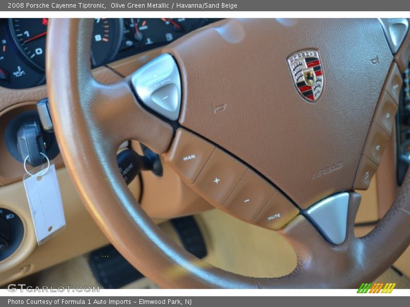 Olive Green Metallic / Havanna/Sand Beige 2008 Porsche Cayenne Tiptronic