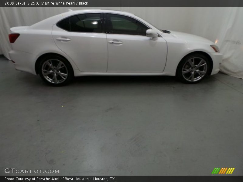 Starfire White Pearl / Black 2009 Lexus IS 250