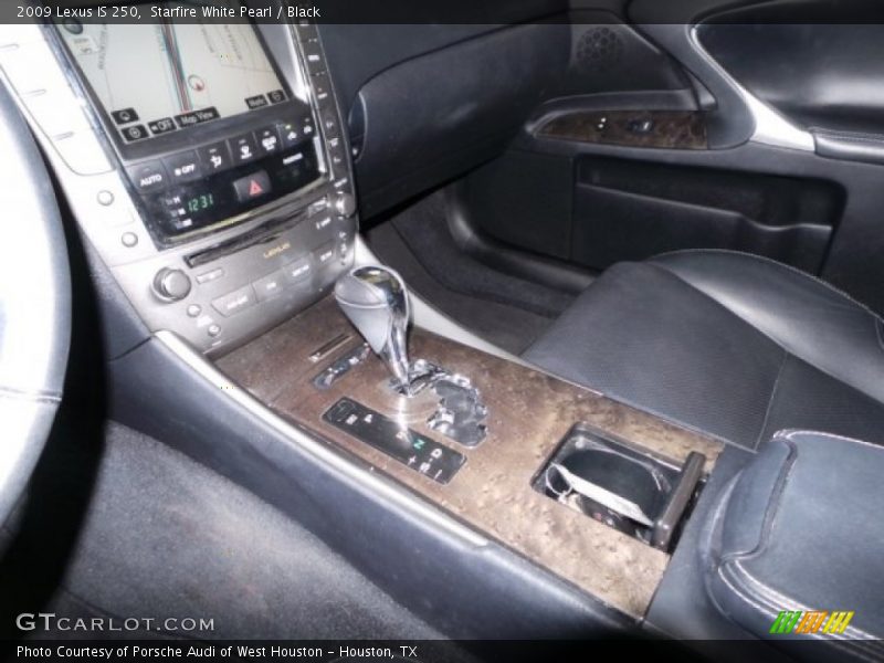 Starfire White Pearl / Black 2009 Lexus IS 250