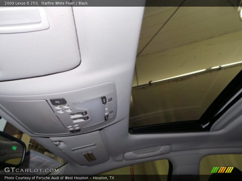 Starfire White Pearl / Black 2009 Lexus IS 250