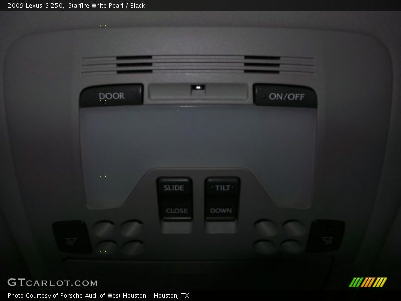 Starfire White Pearl / Black 2009 Lexus IS 250