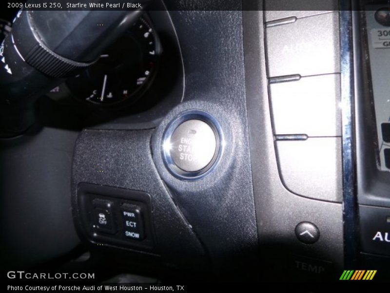 Starfire White Pearl / Black 2009 Lexus IS 250