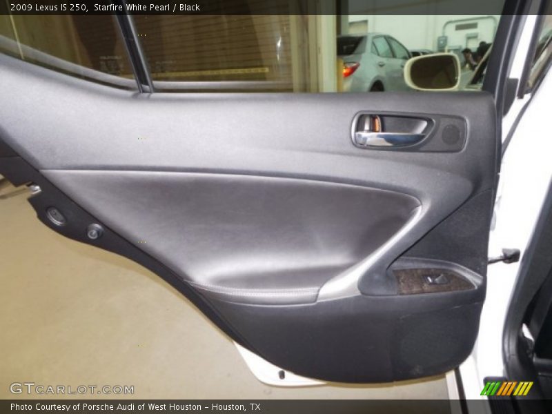 Starfire White Pearl / Black 2009 Lexus IS 250