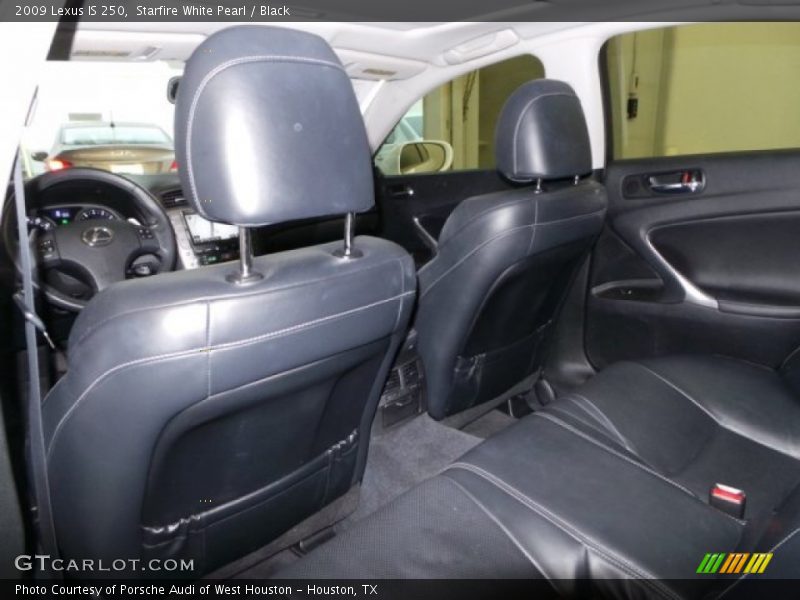 Starfire White Pearl / Black 2009 Lexus IS 250