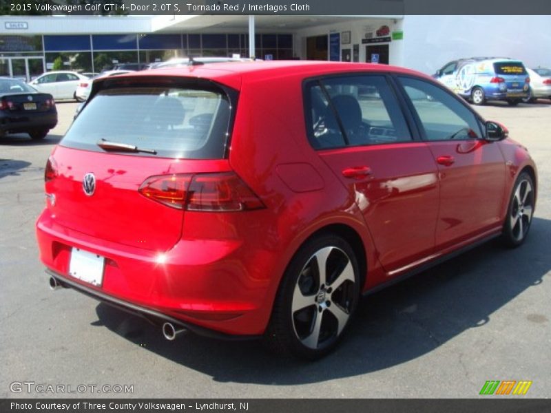 Tornado Red / Interlagos Cloth 2015 Volkswagen Golf GTI 4-Door 2.0T S