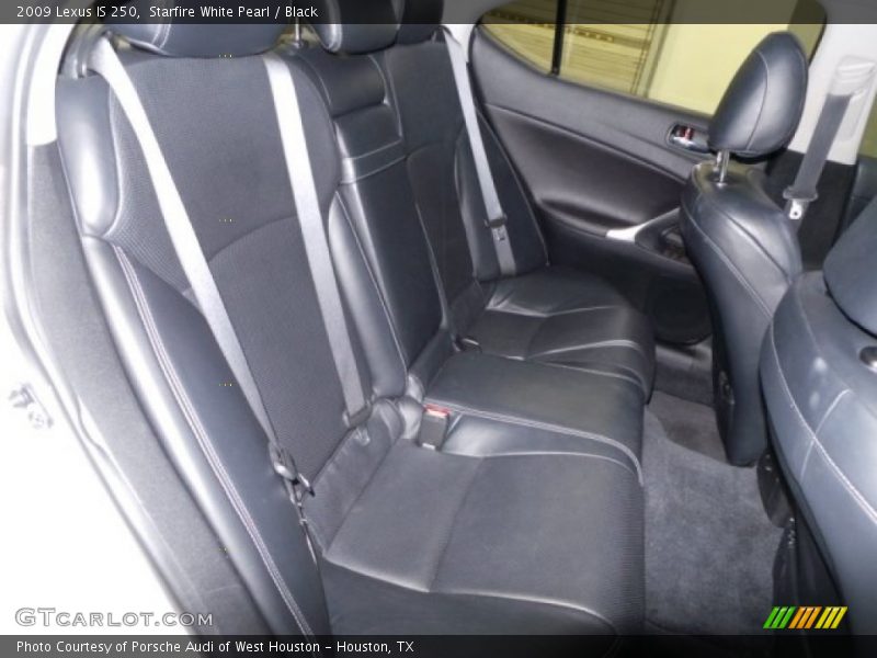 Starfire White Pearl / Black 2009 Lexus IS 250