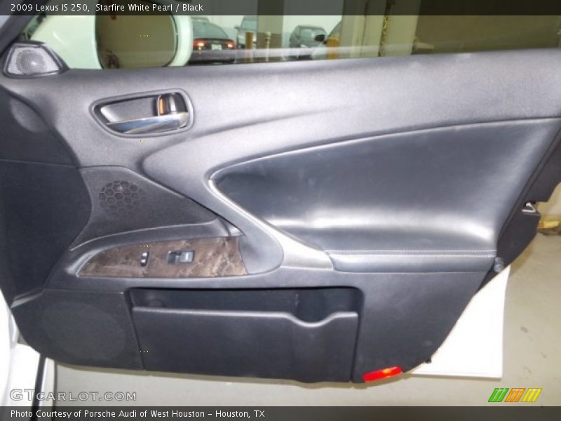 Starfire White Pearl / Black 2009 Lexus IS 250