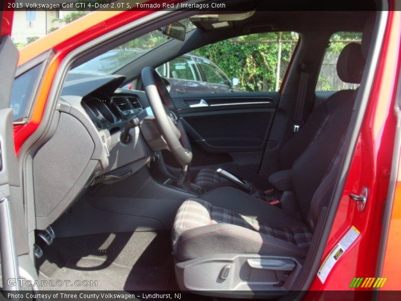 Tornado Red / Interlagos Cloth 2015 Volkswagen Golf GTI 4-Door 2.0T S