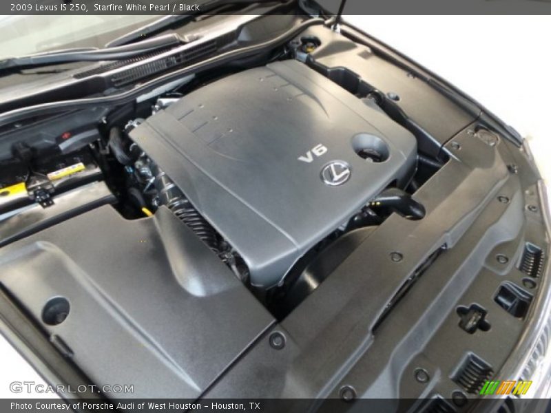 Starfire White Pearl / Black 2009 Lexus IS 250