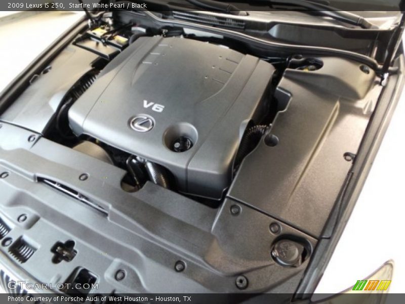 Starfire White Pearl / Black 2009 Lexus IS 250