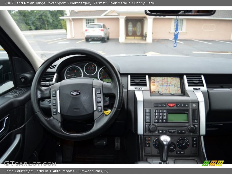 Zermatt Silver Metallic / Ebony Black 2007 Land Rover Range Rover Sport Supercharged