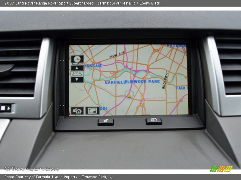 Zermatt Silver Metallic / Ebony Black 2007 Land Rover Range Rover Sport Supercharged