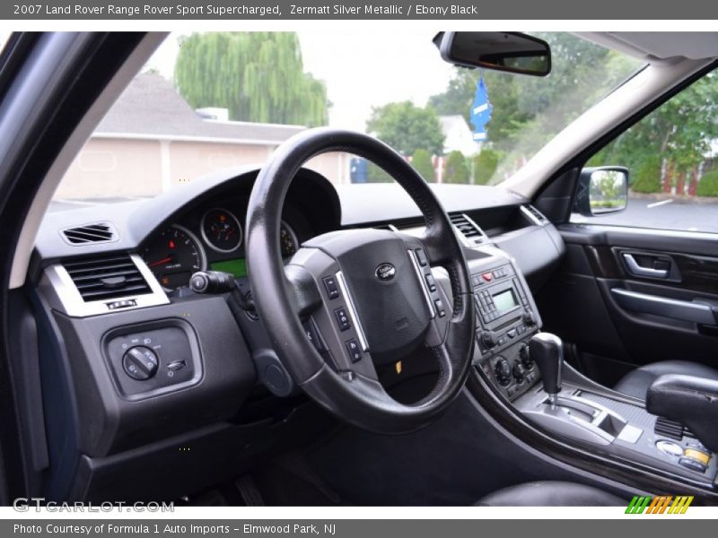 Zermatt Silver Metallic / Ebony Black 2007 Land Rover Range Rover Sport Supercharged