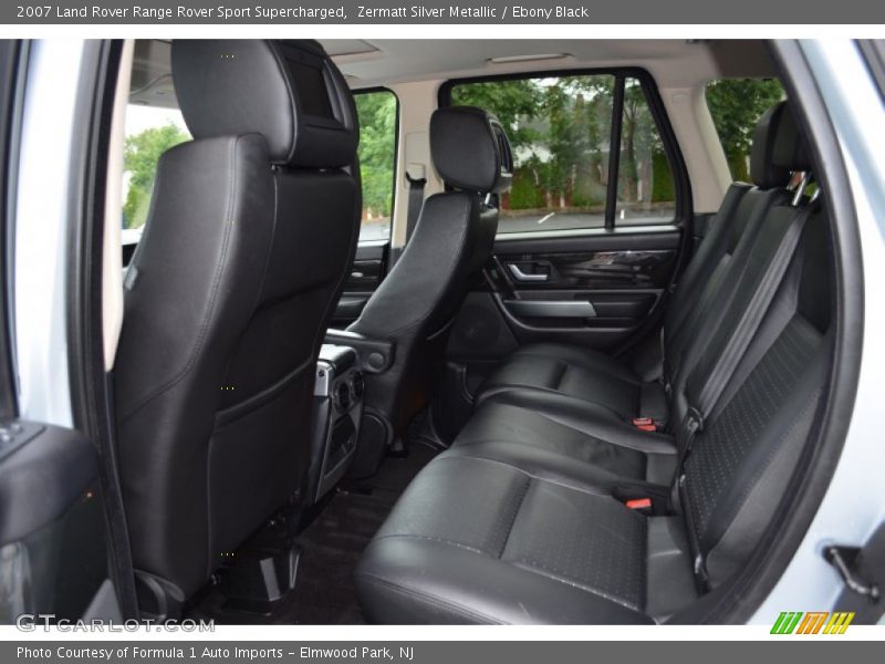 Zermatt Silver Metallic / Ebony Black 2007 Land Rover Range Rover Sport Supercharged