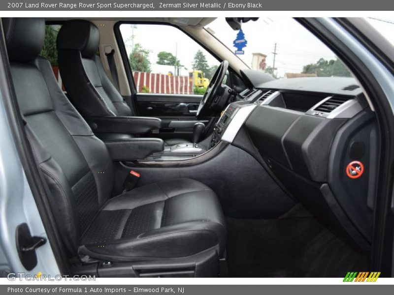 Zermatt Silver Metallic / Ebony Black 2007 Land Rover Range Rover Sport Supercharged