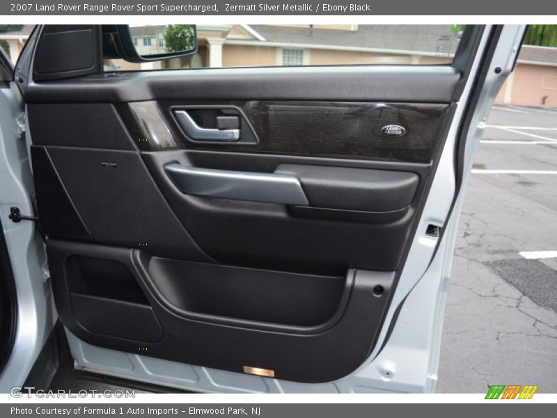 Zermatt Silver Metallic / Ebony Black 2007 Land Rover Range Rover Sport Supercharged
