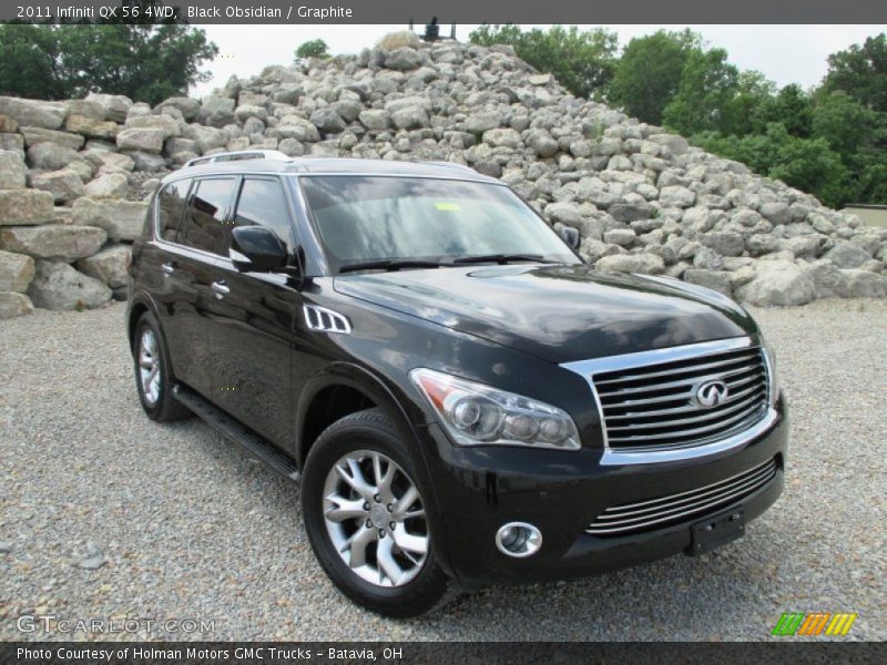 Black Obsidian / Graphite 2011 Infiniti QX 56 4WD