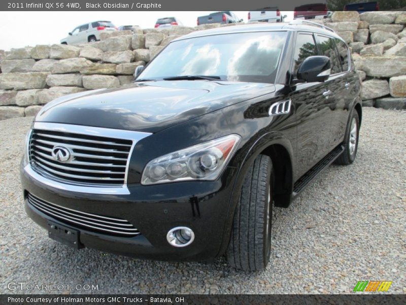 Black Obsidian / Graphite 2011 Infiniti QX 56 4WD